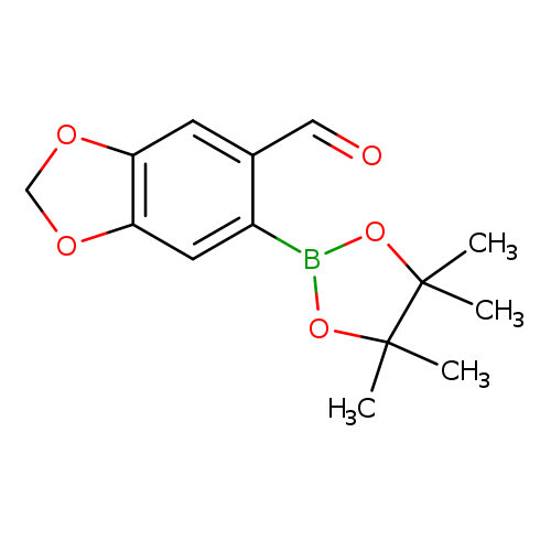 6-(4,4,5,5-tetramethyl-1,3,2-dioxaborolan-2-yl)-1,3-dioxaindane-5-carbaldehyde