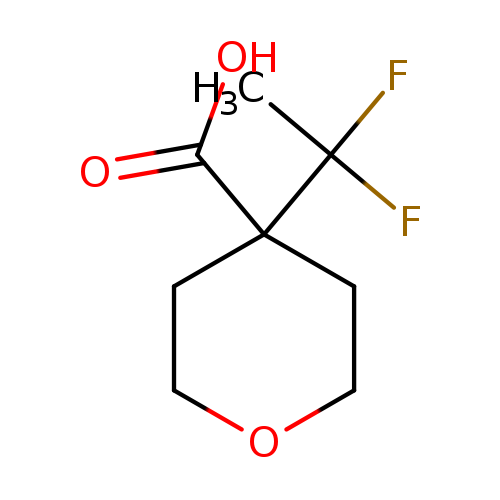 4-(1,1-difluoroethyl)oxane-4-carboxylic acid