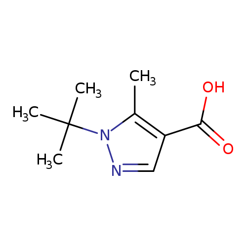 1H-Pyrazole-4-carboxylic acid, 1-(1,1-dimethylethyl)-5-methyl-
