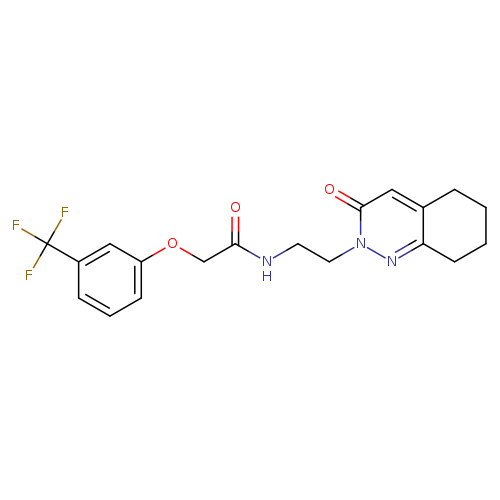 N-[2-(3-oxo-2,3,5,6,7,8-hexahydrocinnolin-2-yl)ethyl]-2-[3-(trifluoromethyl)phenoxy]acetamide