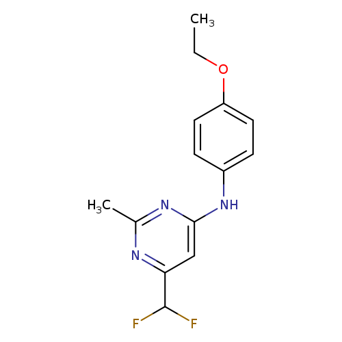 6-(difluoromethyl)-N-(4-ethoxyphenyl)-2-methylpyrimidin-4-amine
