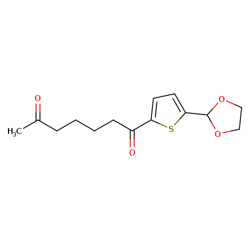 5-(1,3-Dioxolan-2-yl)-2-thienyl 5-oxohexyl ketone