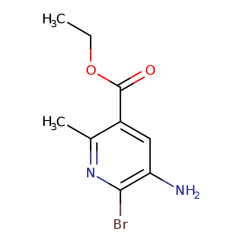 3-Pyridinecarboxylic acid, 5-amino-6-bromo-2-methyl-, ethyl ester