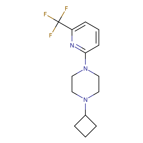 1-cyclobutyl-4-[6-(trifluoromethyl)pyridin-2-yl]piperazine