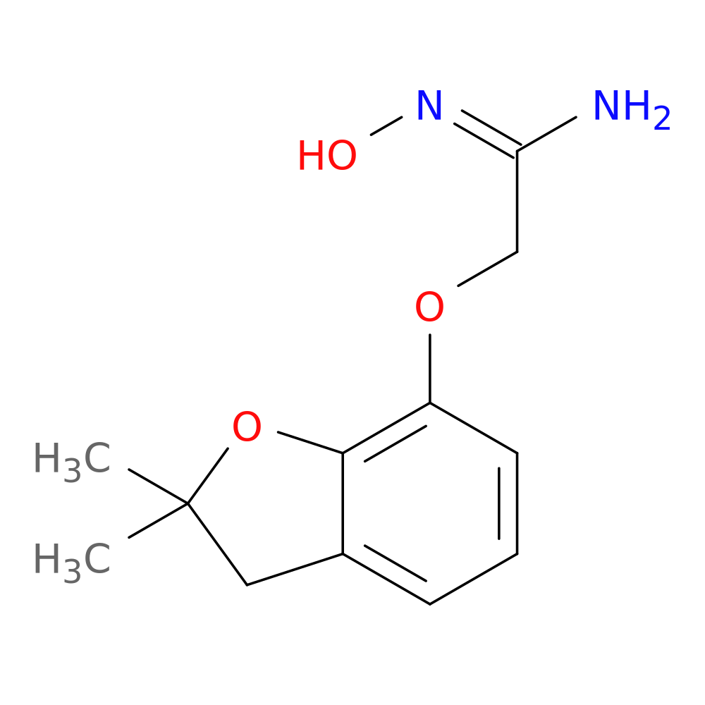 2-((2,2-dimethyl-2,3-dihydrobenzofuran-7-yl)oxy)-N'-hydroxyacetimidamide