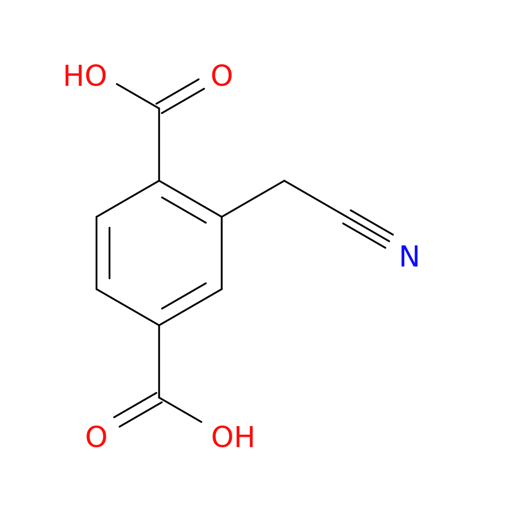 2-(Cyanomethyl)benzene-1,4-dicarboxylic acid