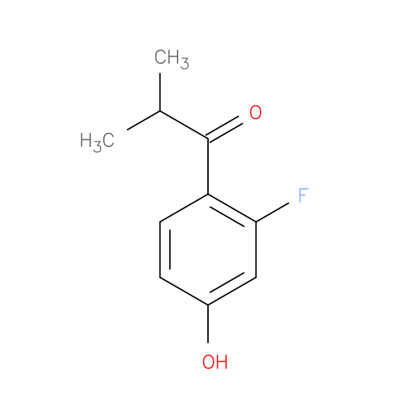 1-(2-Fluoro-4-hydroxyphenyl)-2-methylpropan-1-one