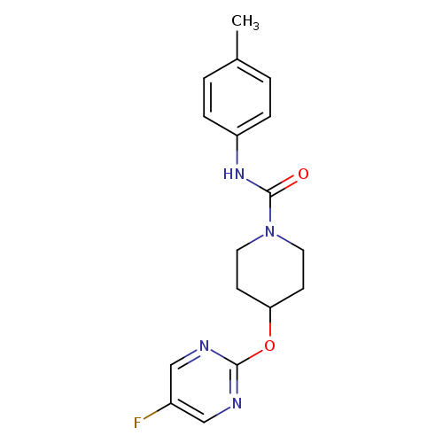 4-[(5-fluoropyrimidin-2-yl)oxy]-N-(4-methylphenyl)piperidine-1-carboxamide