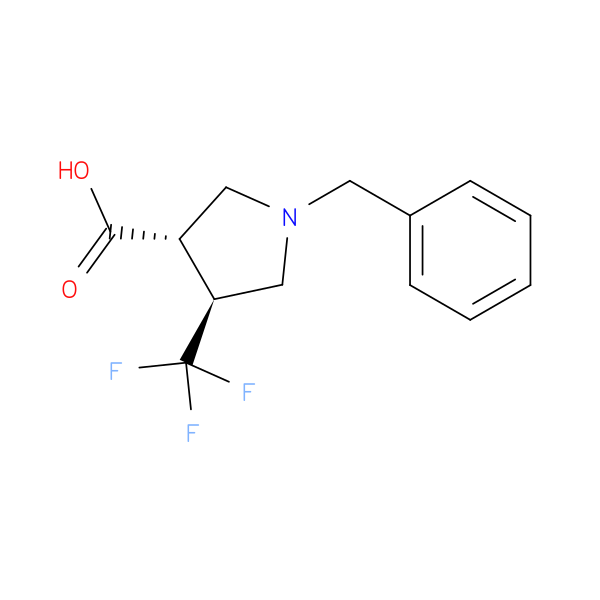 1-Benzyl-4-(trifluoromethyl)pyrrolidine-3-carboxylic acid