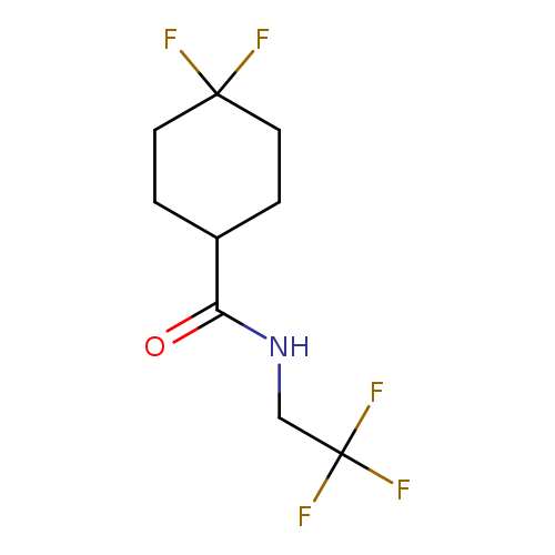 "4,4-difluoro-N-(2,2,2-trifluoroethyl)cyclohexane-1-carboxamide"