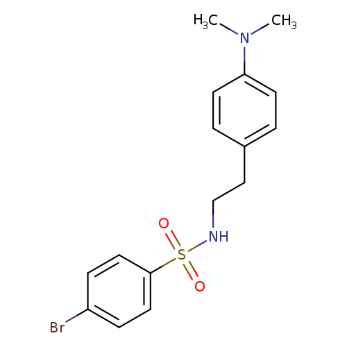 4-bromo-N-{2-[4-(dimethylamino)phenyl]ethyl}benzene-1-sulfonamide