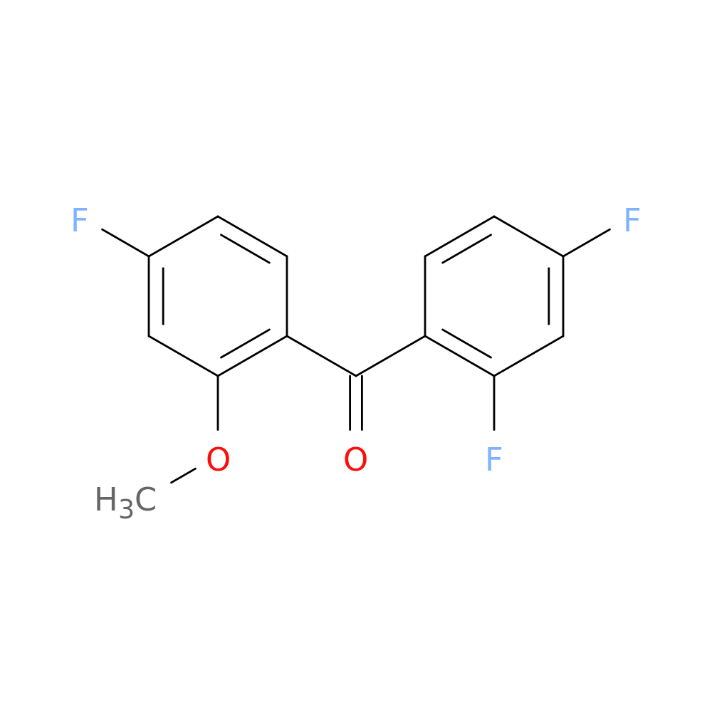 (2,4-difluorophenyl)(4-fluoro-2-methoxyphenyl)methanone