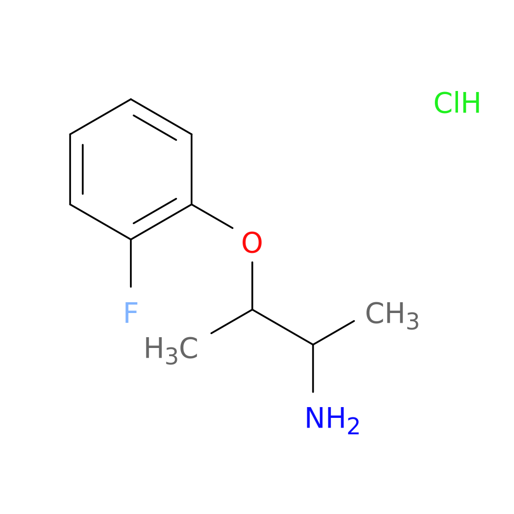 3-(2-fluorophenoxy)butan-2-amine hydrochloride