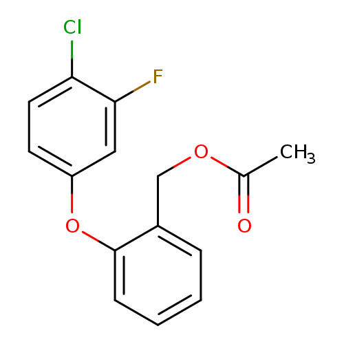 [2-(4-chloro-3-fluorophenoxy)phenyl]methyl acetate
