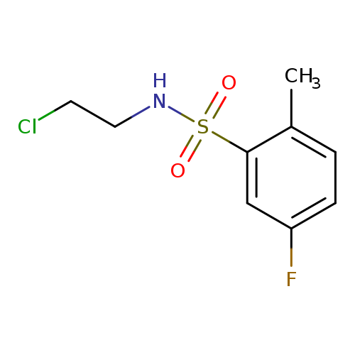 N-(2-Chloroethyl)-5-fluoro-2-methylbenzenesulfonamide