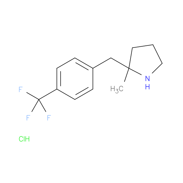 2-methyl-2-{[4-(trifluoromethyl)phenyl]methyl}pyrrolidine hydrochloride