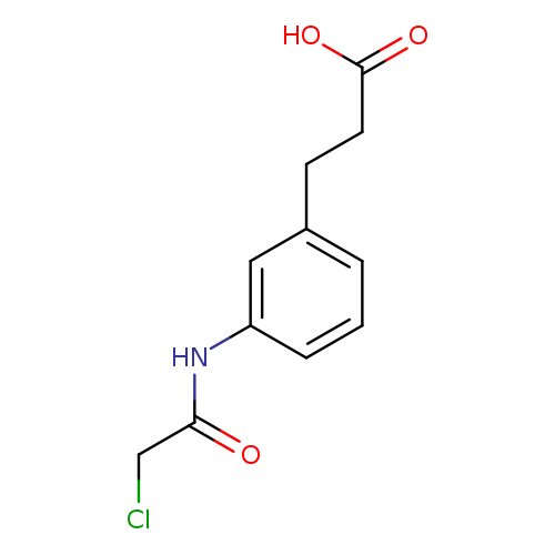N-chloroacetyl-3-aminophenylpropionic acid