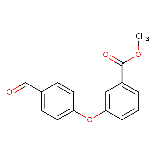 Benzoic acid,3-(4-formylphenoxy)-, methyl ester