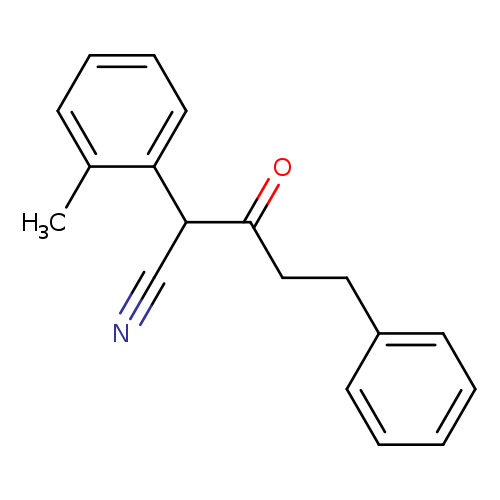 2-(2-methylphenyl)-3-oxo-5-phenylpentanenitrile
