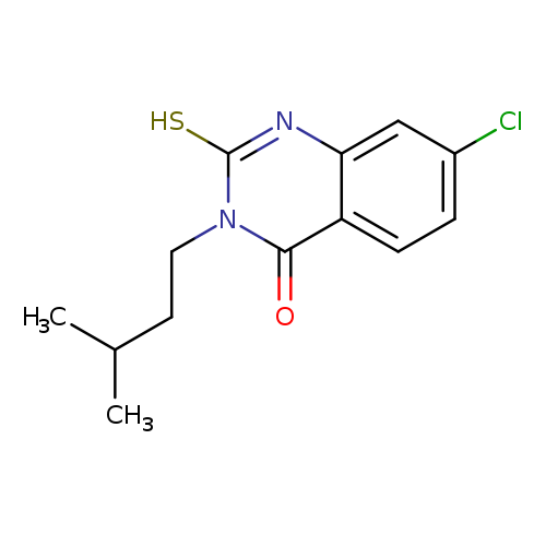 7-chloro-3-(3-methylbutyl)-2-sulfanyl-3,4-dihydroquinazolin-4-one
