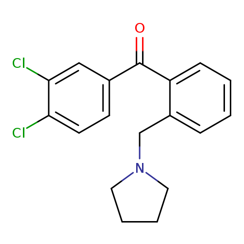 3,4-Dichloro-2'-pyrrolidinomethyl benzophenone