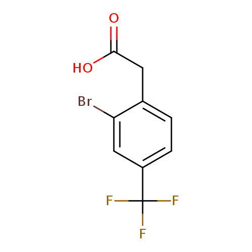 2-Bromo-4-(trifluormethyl)phenylacetic acid
