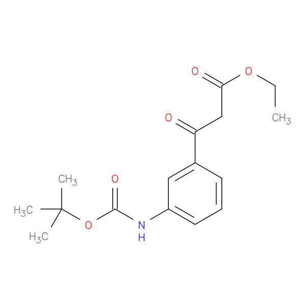 Ethyl 3-(3-((tert-butoxycarbonyl)amino)phenyl)-3-oxopropanoate