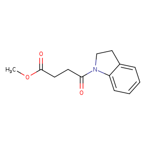 methyl 4-(2,3-dihydro-1H-indol-1-yl)-4-oxobutanoate
