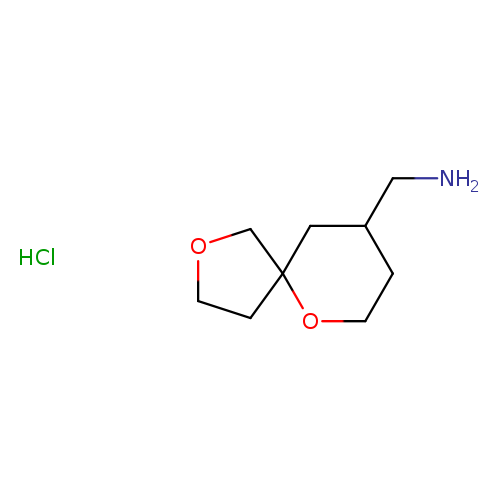 1-{2,6-dioxaspiro[4.5]decan-9-yl}methanamine hydrochloride, Mixture of diastereomers