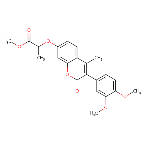 methyl 2-{[3-(3,4-dimethoxyphenyl)-4-methyl-2-oxo-2H-chromen-7-yl]oxy}propanoate