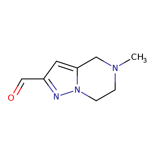 5-methyl-4H,5H,6H,7H-pyrazolo[1,5-a]pyrazine-2-carbaldehyde