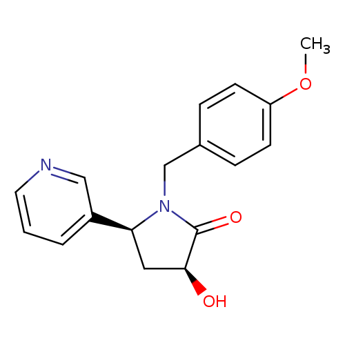 CIS-1-(4-METHOXYBENZYL)-3-HYDROXY-5-(3-PYRIDYL)-2-PYRROLIDINONE