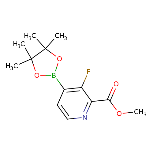 methyl 3-fluoro-4-(tetramethyl-1,3,2-dioxaborolan-2-yl)pyridine-2-carboxylate