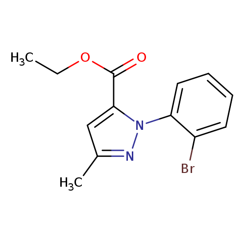 Ethyl 2-(2-bromophenyl)-5-methylpyrazole-3-carboxylate