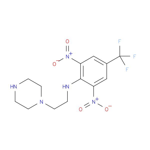 2,6-dinitro-N-[2-(piperazin-1-yl)ethyl]-4-(trifluoromethyl)aniline