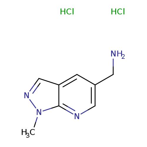 {1-methyl-1H-pyrazolo[3,4-b]pyridin-5-yl}methanamine dihydrochloride