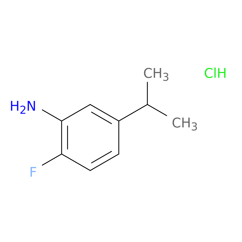 2-fluoro-5-(propan-2-yl)aniline hydrochloride