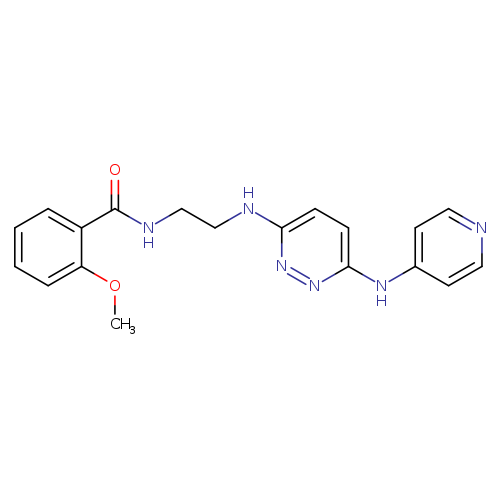 2-methoxy-N-[2-({6-[(pyridin-4-yl)amino]pyridazin-3-yl}amino)ethyl]benzamide