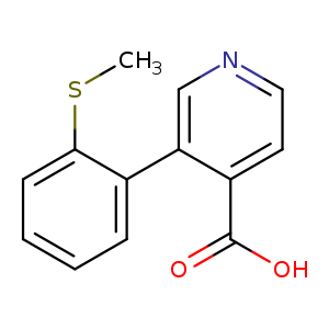 3-(2-methylthiophenyl)Isonicotinic acid