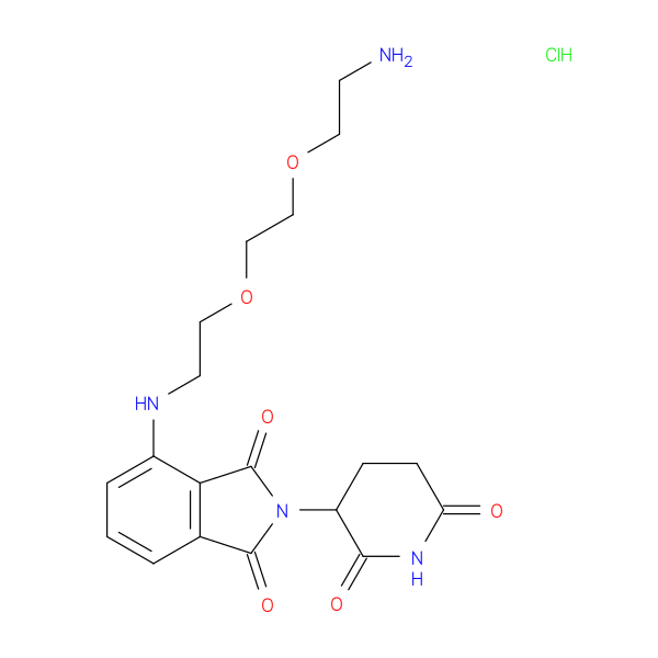 4-[[2-[2-(2-Aminoethoxy)ethoxy]ethyl]amino]-2-(2,6-dioxo-3-piperidinyl)-1H-isoindole-1,3(2H)-dione hydrochloride