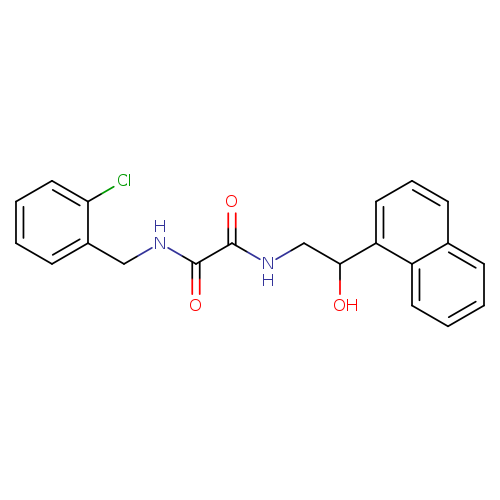 N'-[(2-chlorophenyl)methyl]-N-[2-hydroxy-2-(naphthalen-1-yl)ethyl]ethanediamide