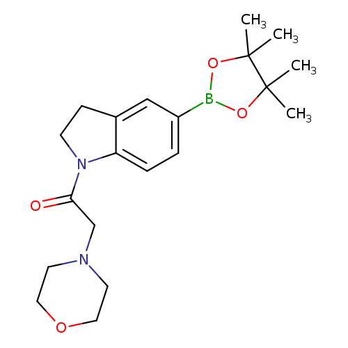 2-Morpholino-1-(5-(4,4,5,5-tetraMethyl-1,3,2-dioxaborolan-2-yl)indolin-1-yl)ethanone