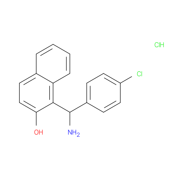 1-[Amino(4-chlorophenyl)methyl]-2-naphthol hydrochloride