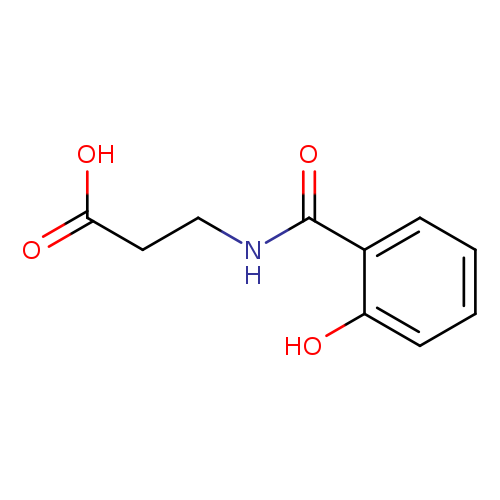 3-[(2-hydroxyphenyl)formamido]propanoic acid