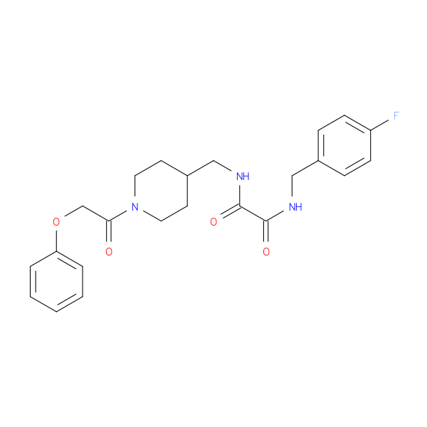 N'-[(4-fluorophenyl)methyl]-N-{[1-(2-phenoxyacetyl)piperidin-4-yl]methyl}ethanediamide