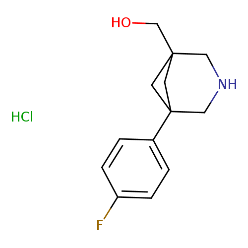 [5-(4-fluorophenyl)-3-azabicyclo[3.1.1]heptan-1-yl]methanolhydrochloride