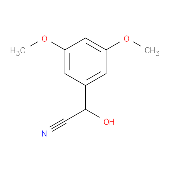 2-(3,5-dimethoxyphenyl)-2-hydroxyacetonitrile