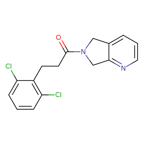3-(2,6-dichlorophenyl)-1-{5H,6H,7H-pyrrolo[3,4-b]pyridin-6-yl}propan-1-one