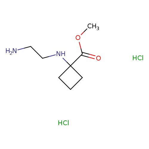 methyl 1-[(2-aminoethyl)amino]cyclobutane-1-carboxylate dihydrochloride