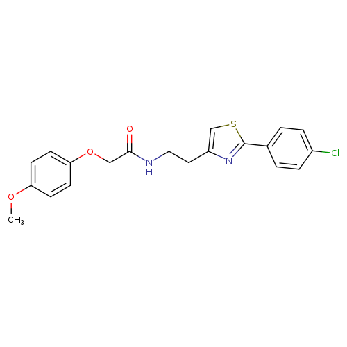 N-{2-[2-(4-chlorophenyl)-1,3-thiazol-4-yl]ethyl}-2-(4-methoxyphenoxy)acetamide